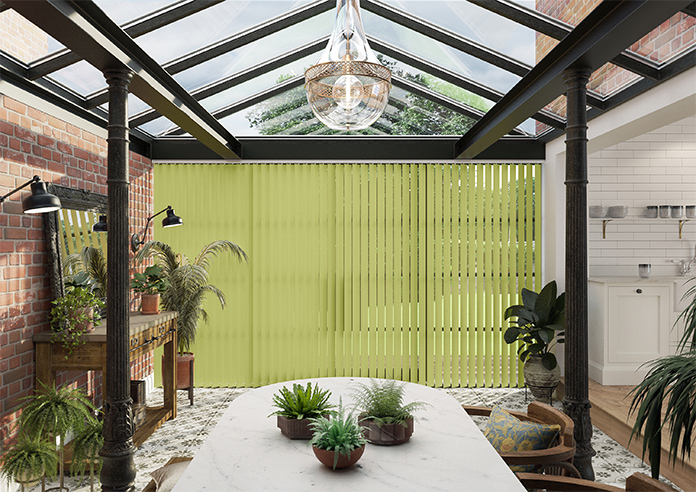 Trinity (Blackout), Lime - Vertical Blind - Image 8